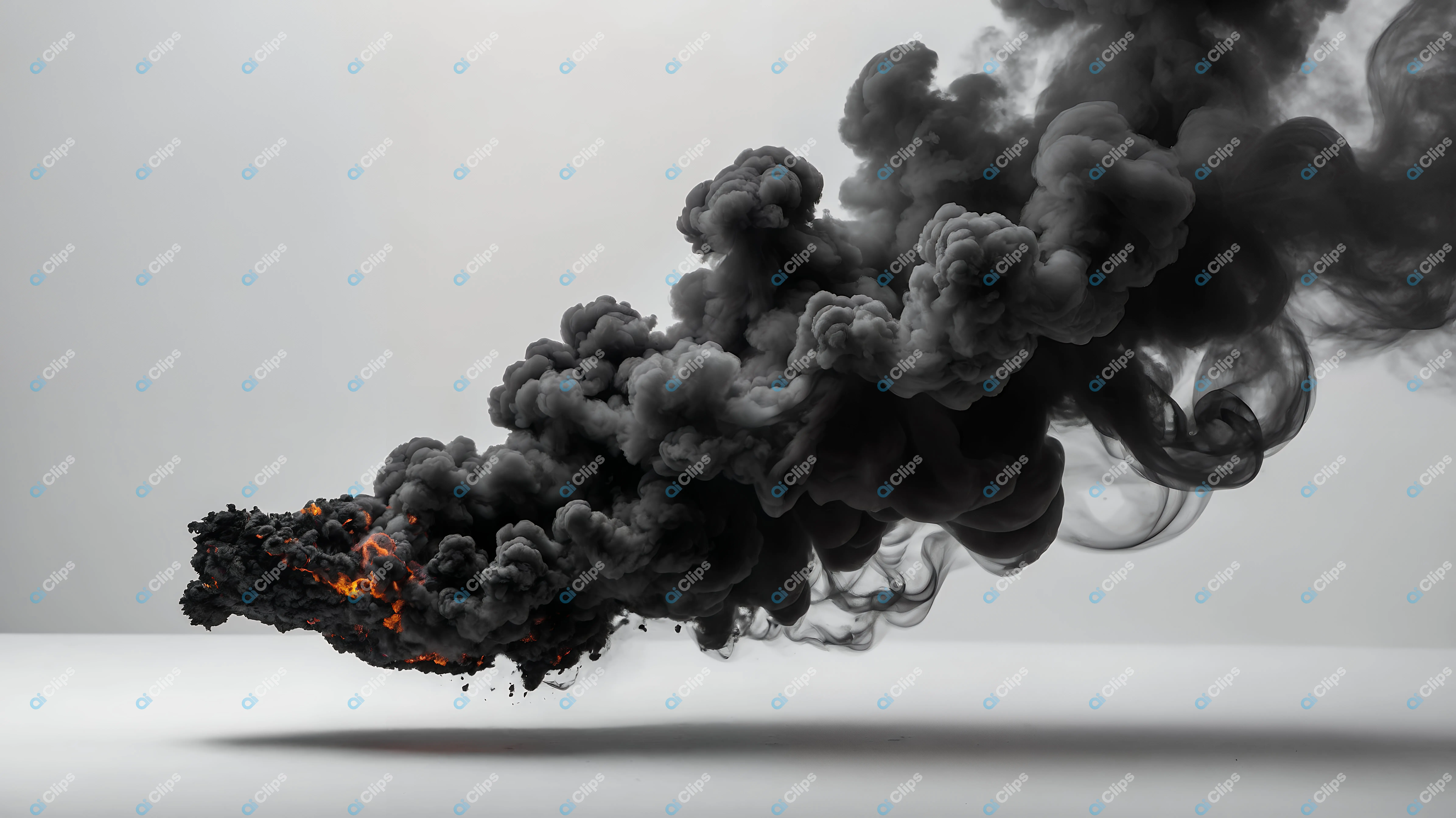 Smoke and Fire Explosion
