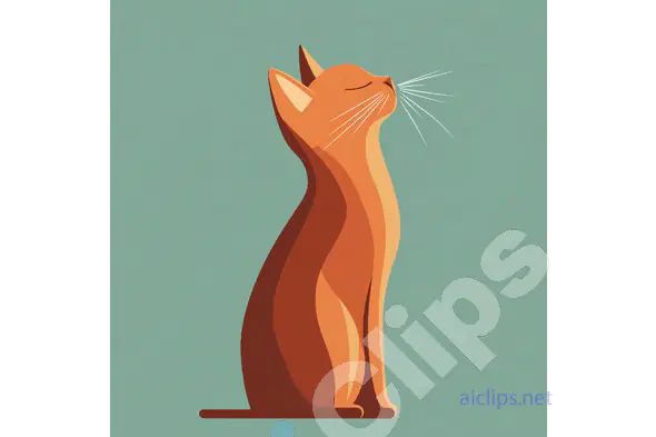 Minimalist Cat Illustration