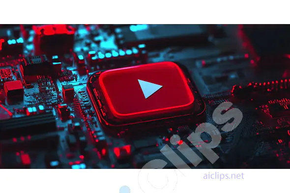 Play Button on Circuit Board