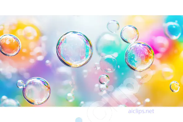 Colorful Soap Bubbles