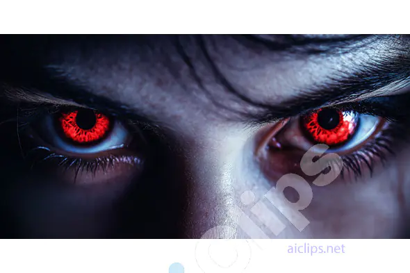 Intense Red Eyes