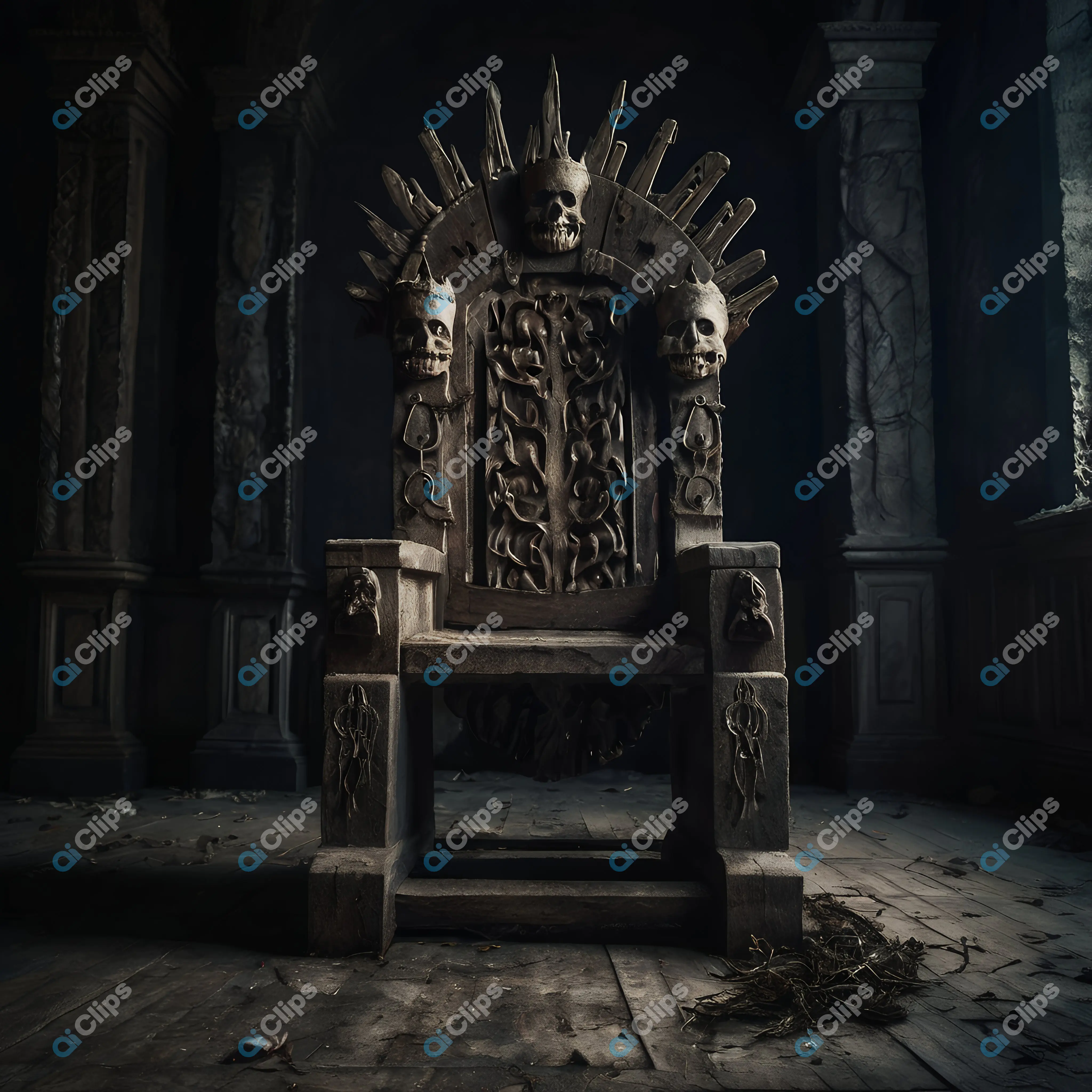 Gothic Skull Throne