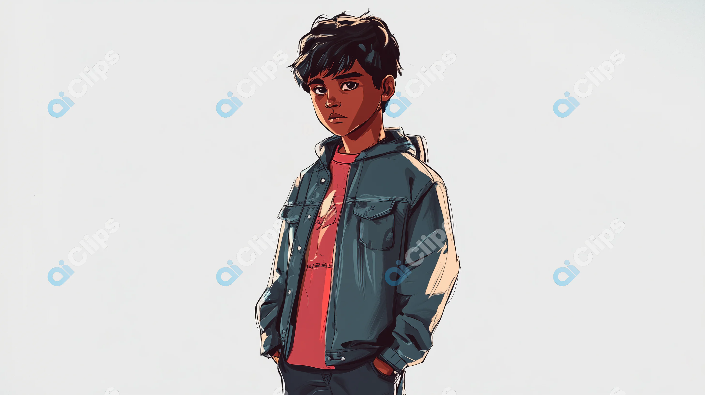 Cool Teenager Illustration