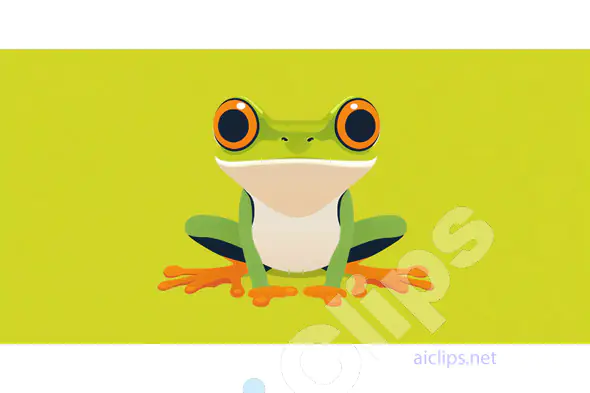 Cartoon Frog Illustration
