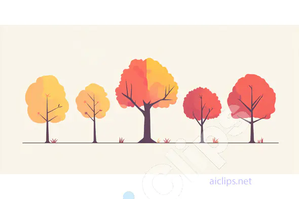 Autumn Trees Illustration