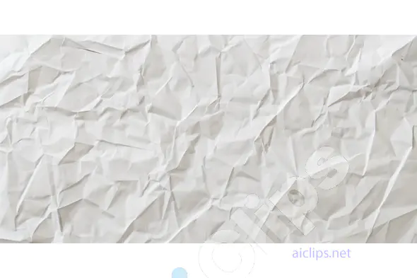 White Crumpled Paper Texture