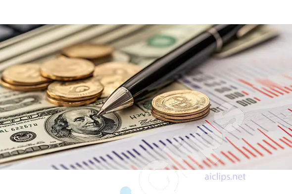 Pen on Financial Report
