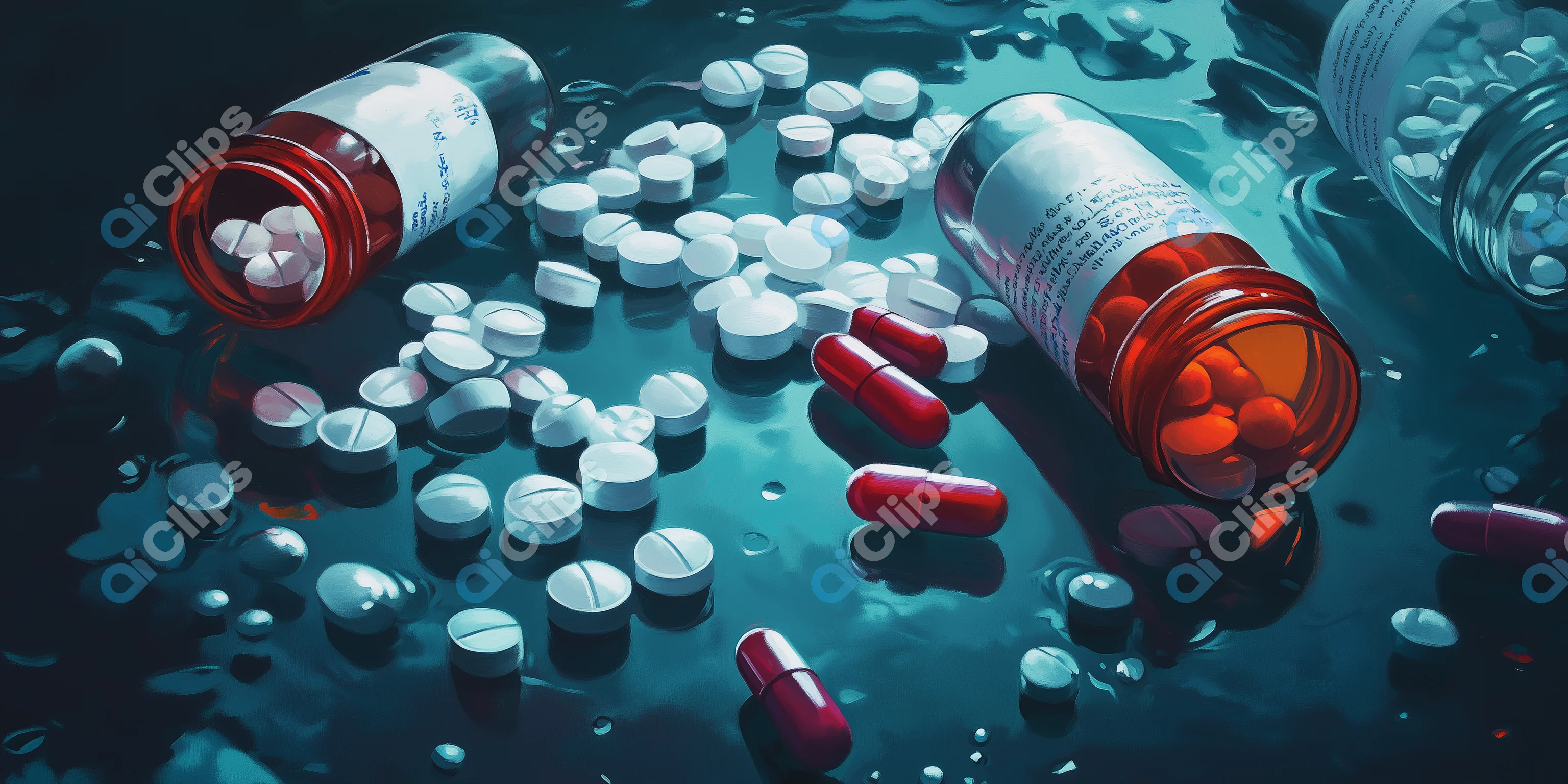 Spilled Prescription Pills
