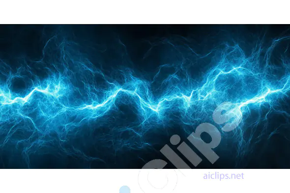 Intense Blue Lightning Energy