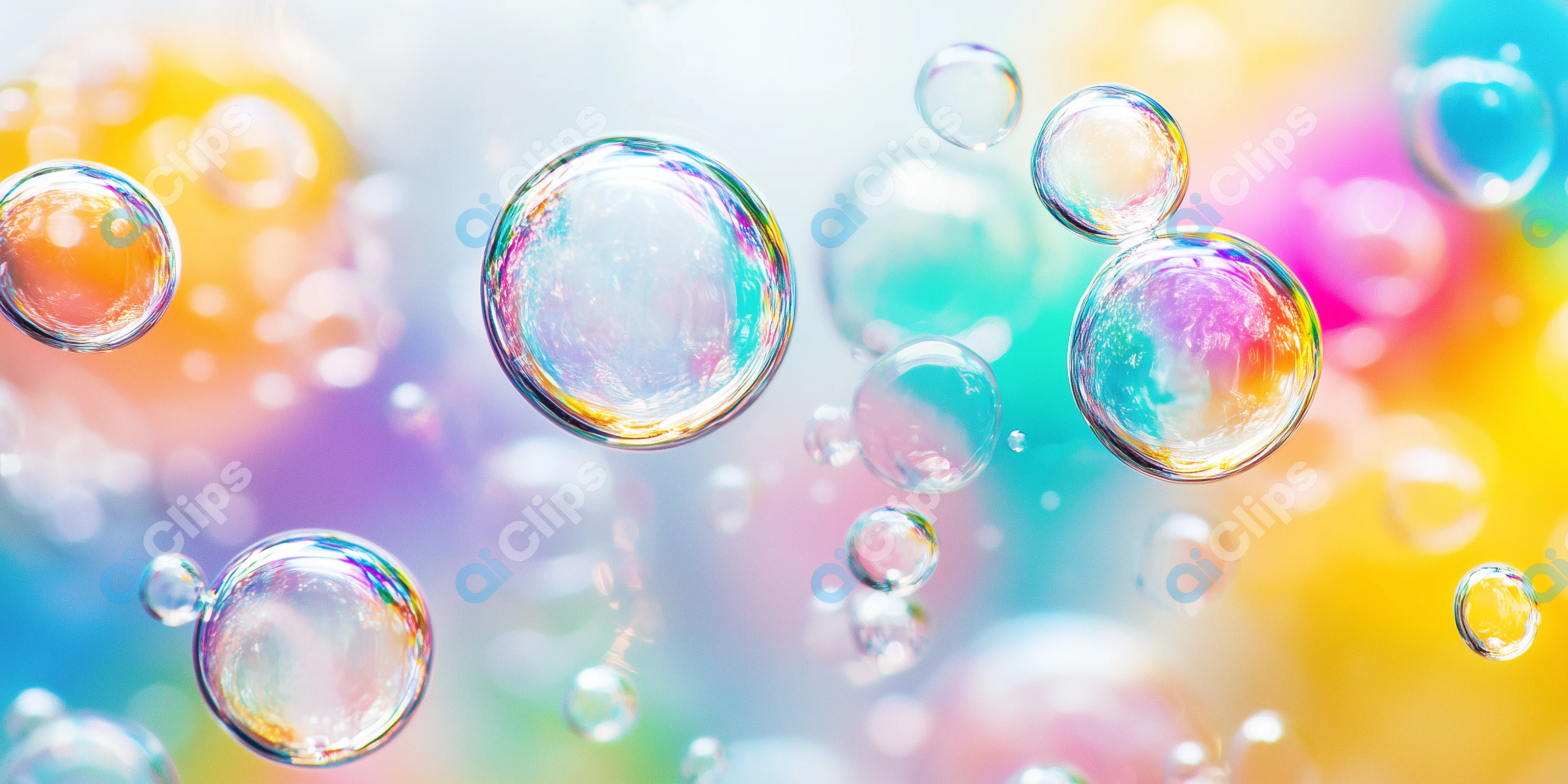 Colorful Soap Bubbles