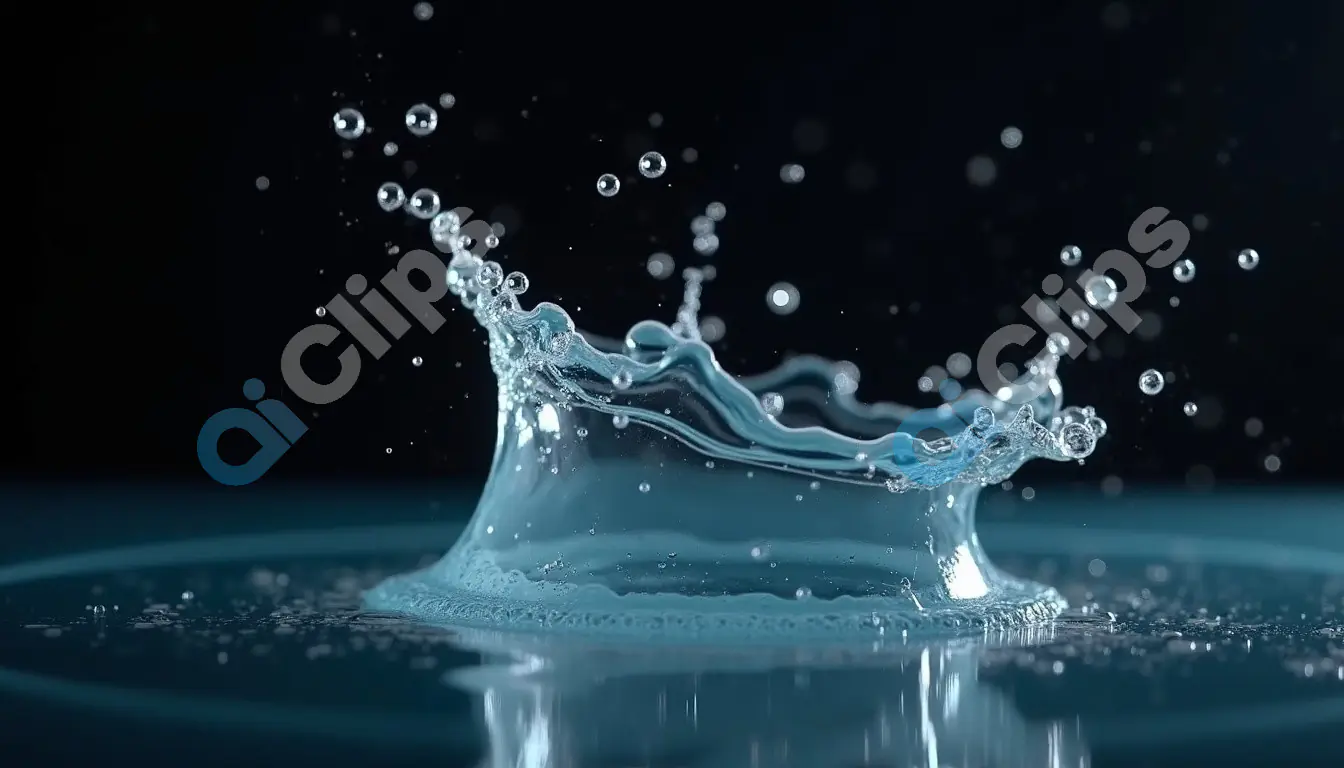 Mesmerizing Water Crown Splash