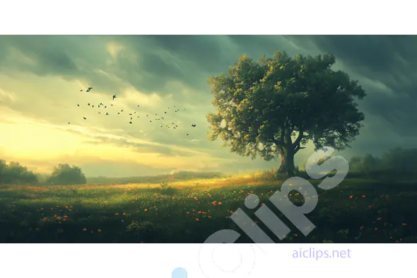 Serene Sunrise Meadow