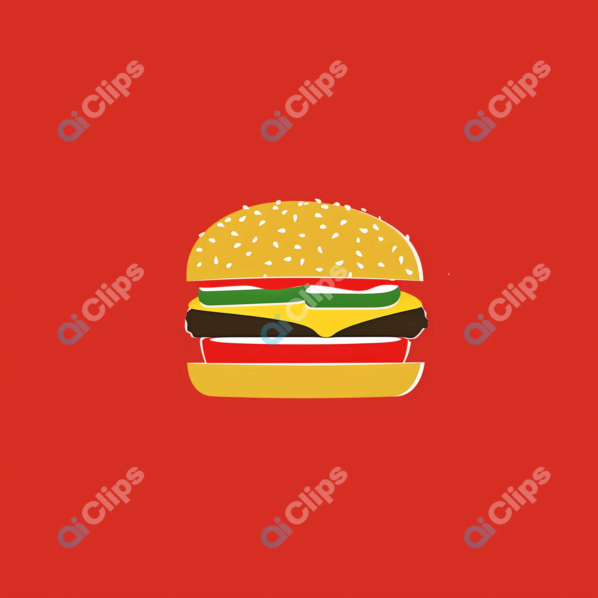 Cheeseburger Illustration