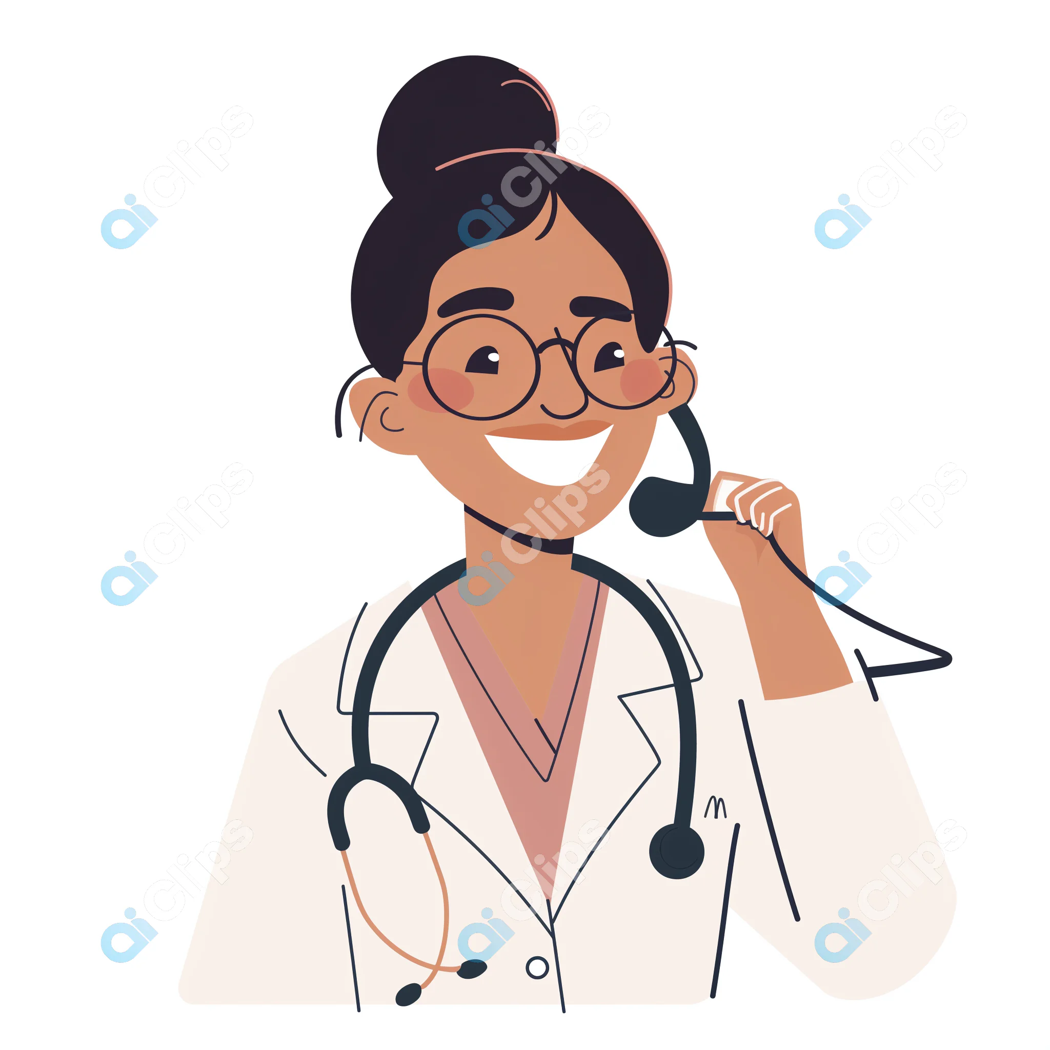 Female Doctor with Stethoscope