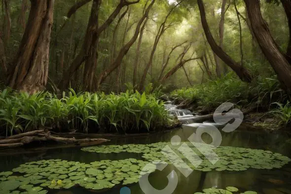 Tranquil Forest Stream