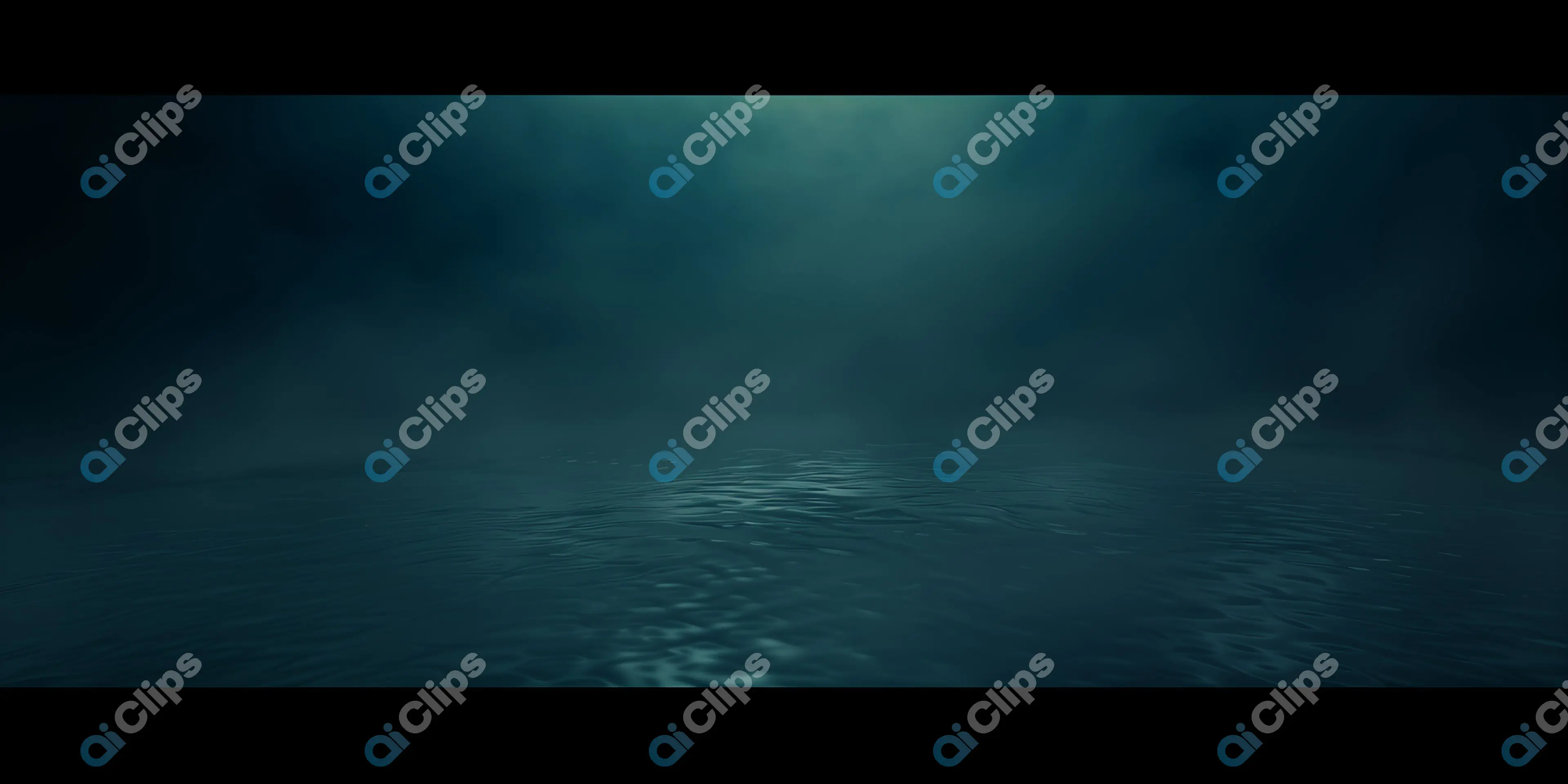 Mysterious Foggy Ocean