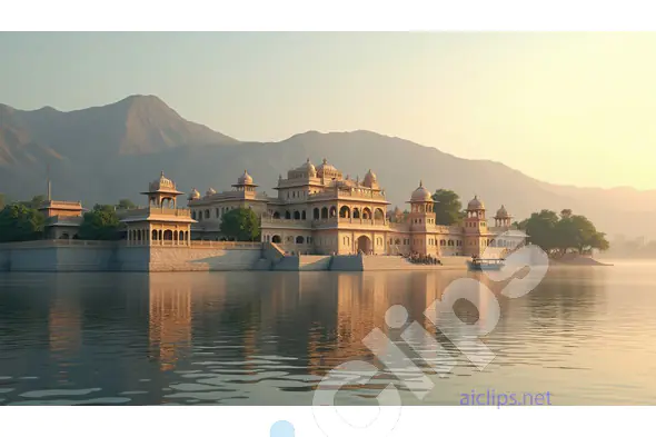 Morning Tranquility at Udaipur Palace