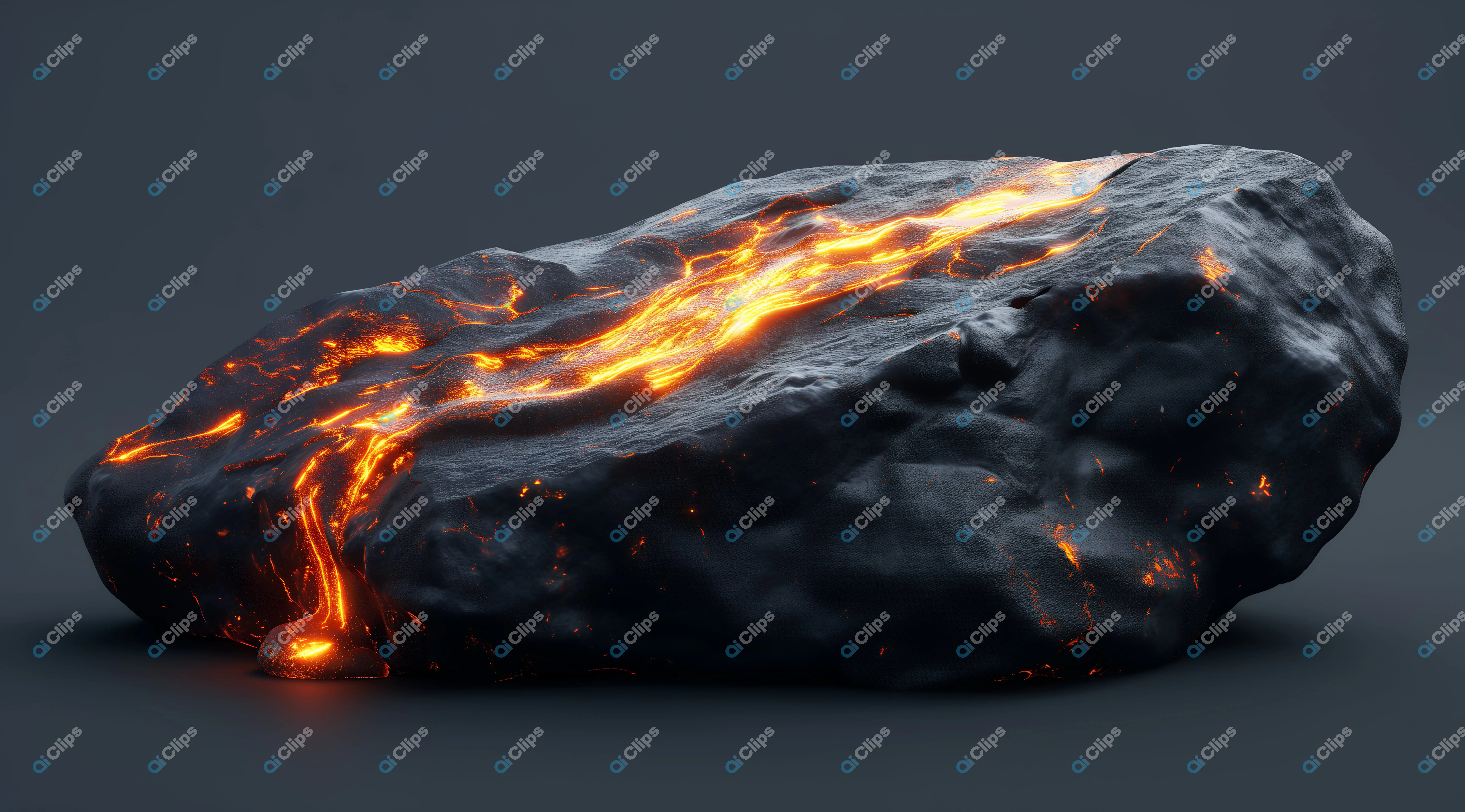 Glowing Lava Rock