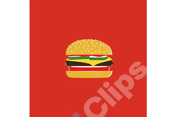 Cheeseburger Illustration