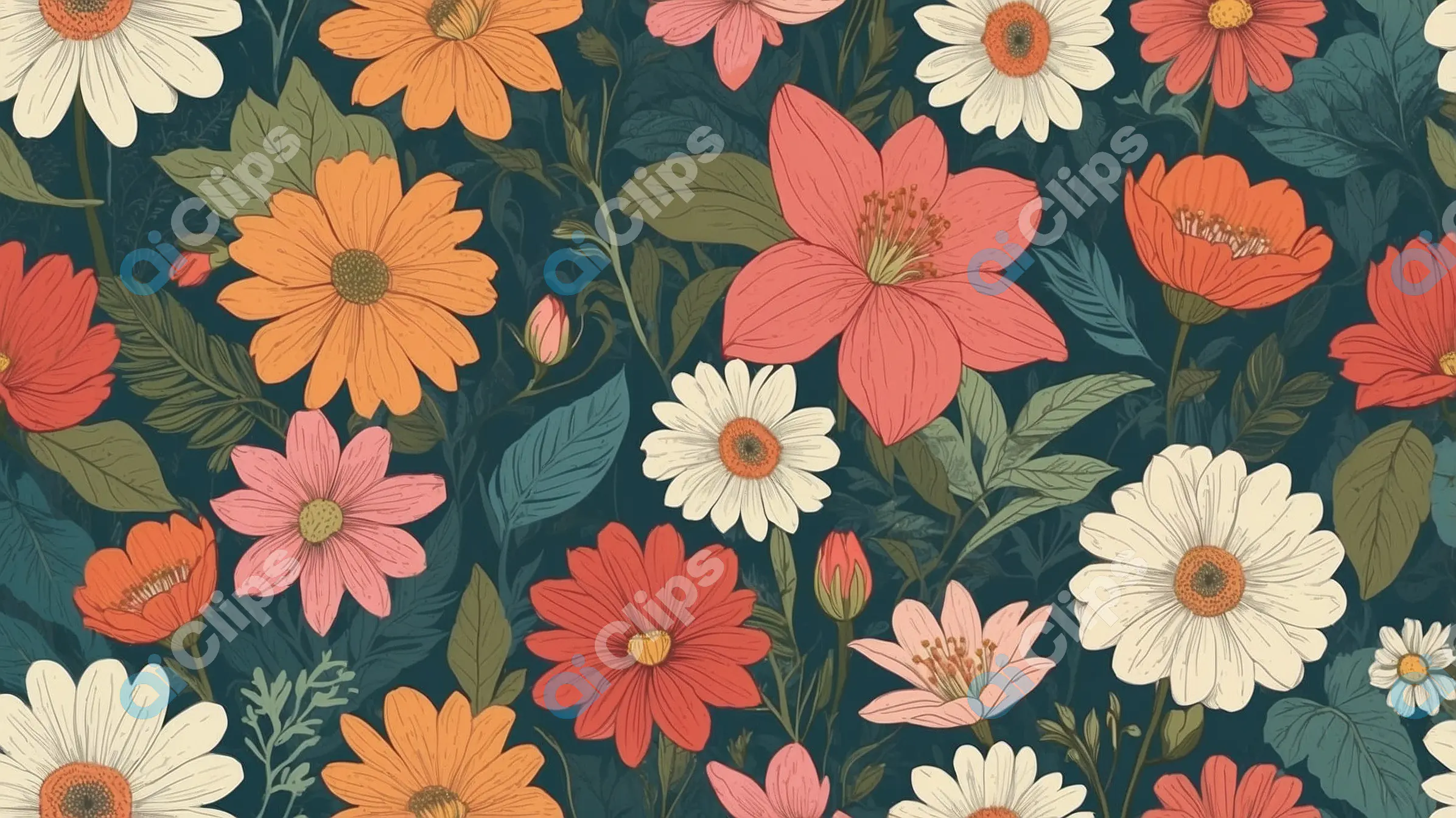 Vintage Floral Pattern