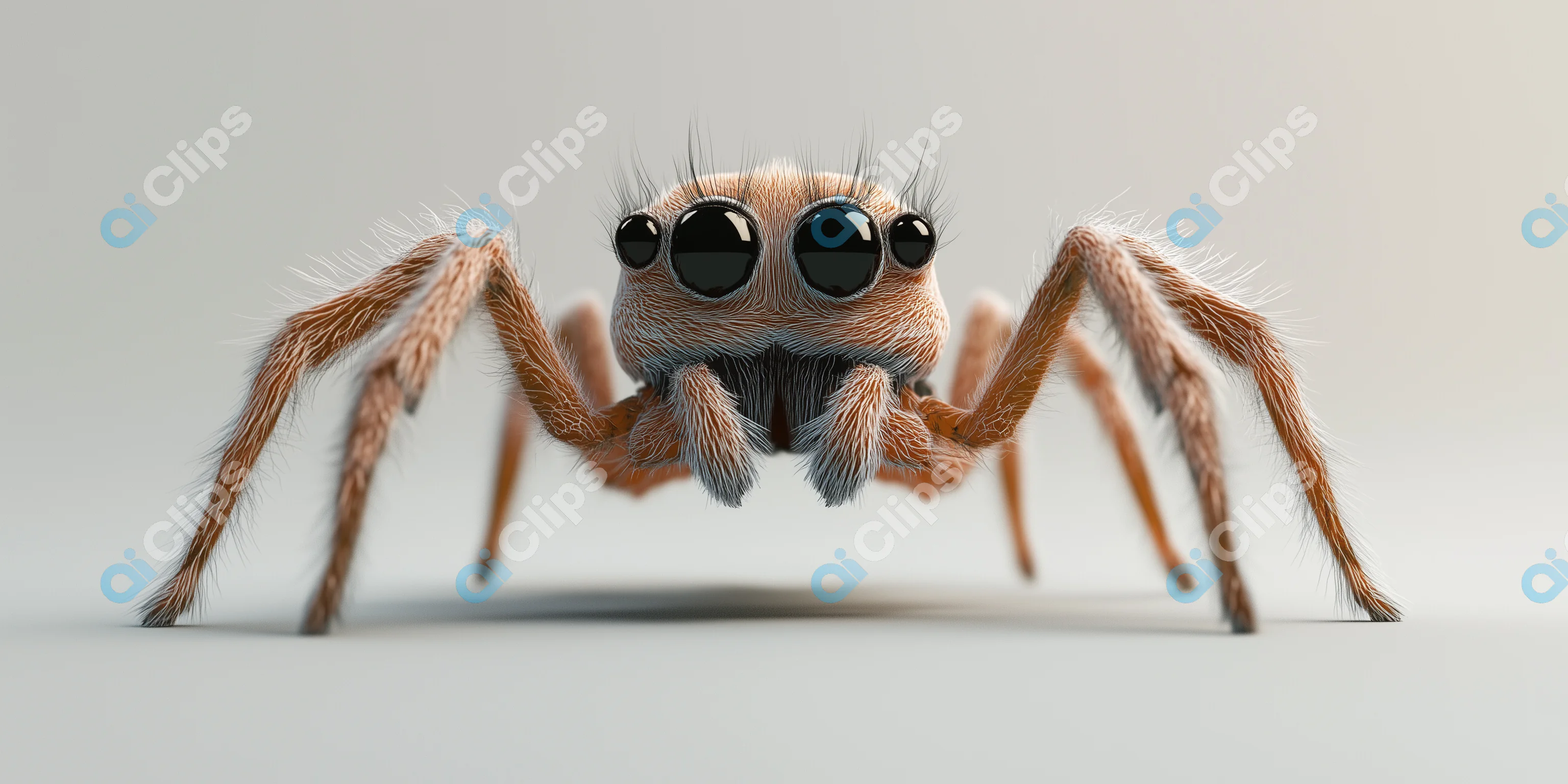 Realistic Cartoon Spider Render