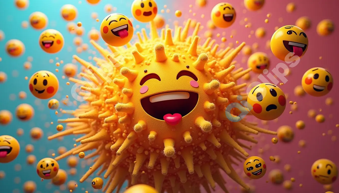 Explosive Emoji Joy: Burst of Fun and Emotions
