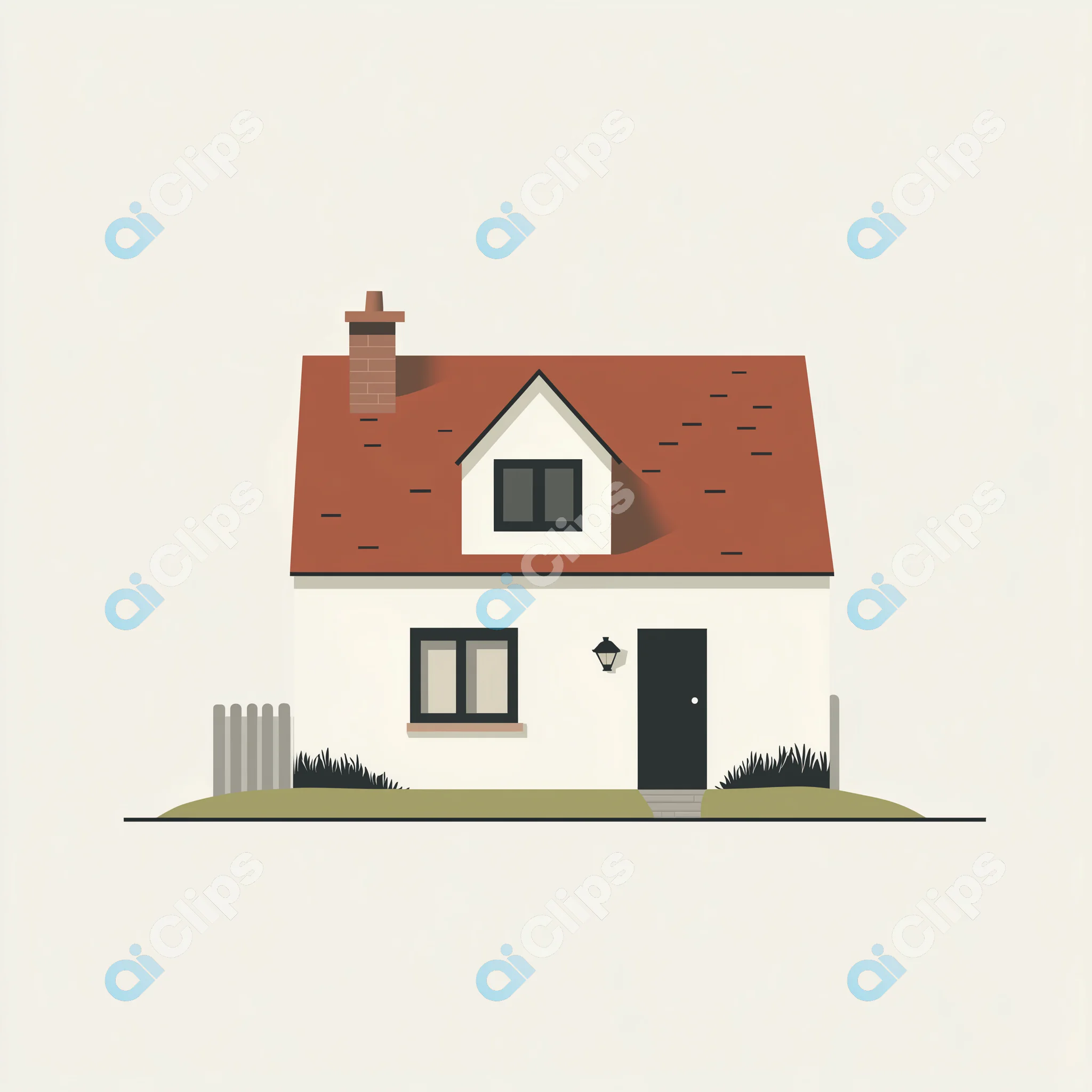 Cozy House Illustration