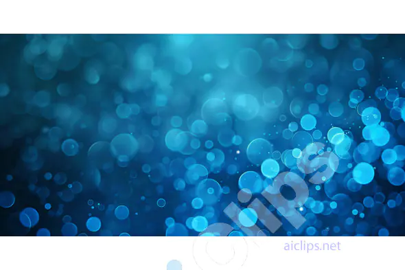 Blue Bokeh Light Effect