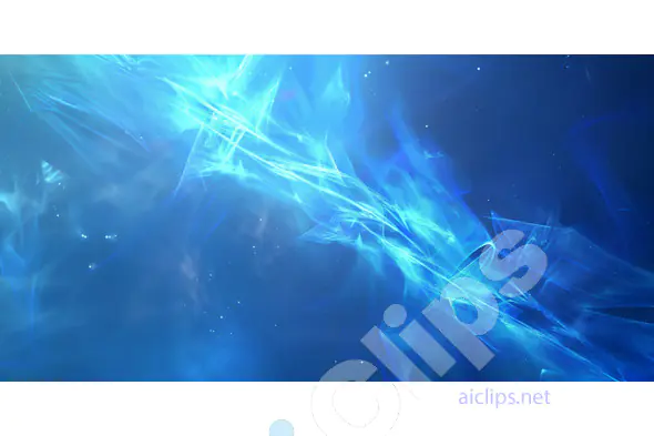 Ethereal Blue Light Waves