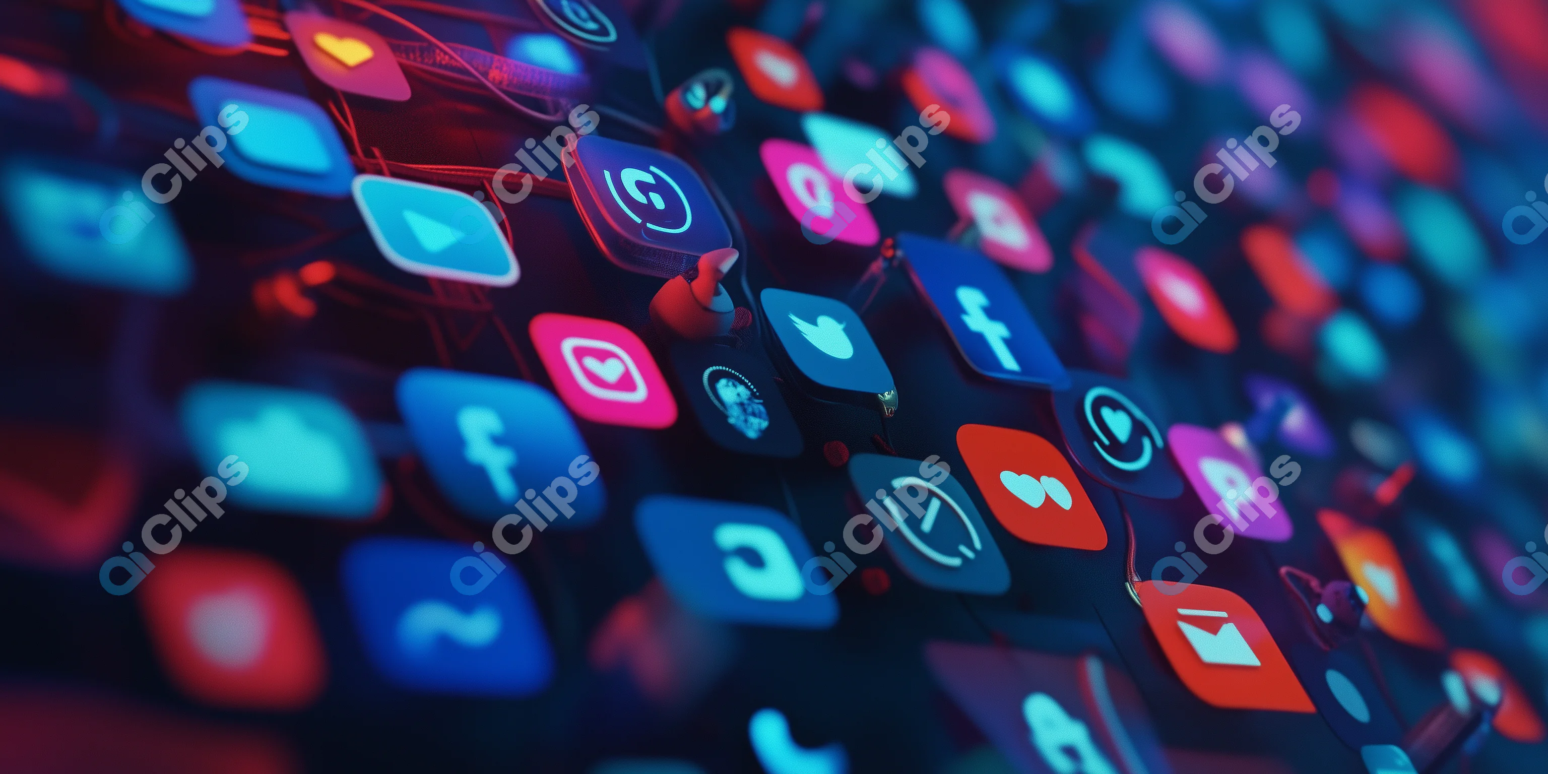 Social Media Icons Network
