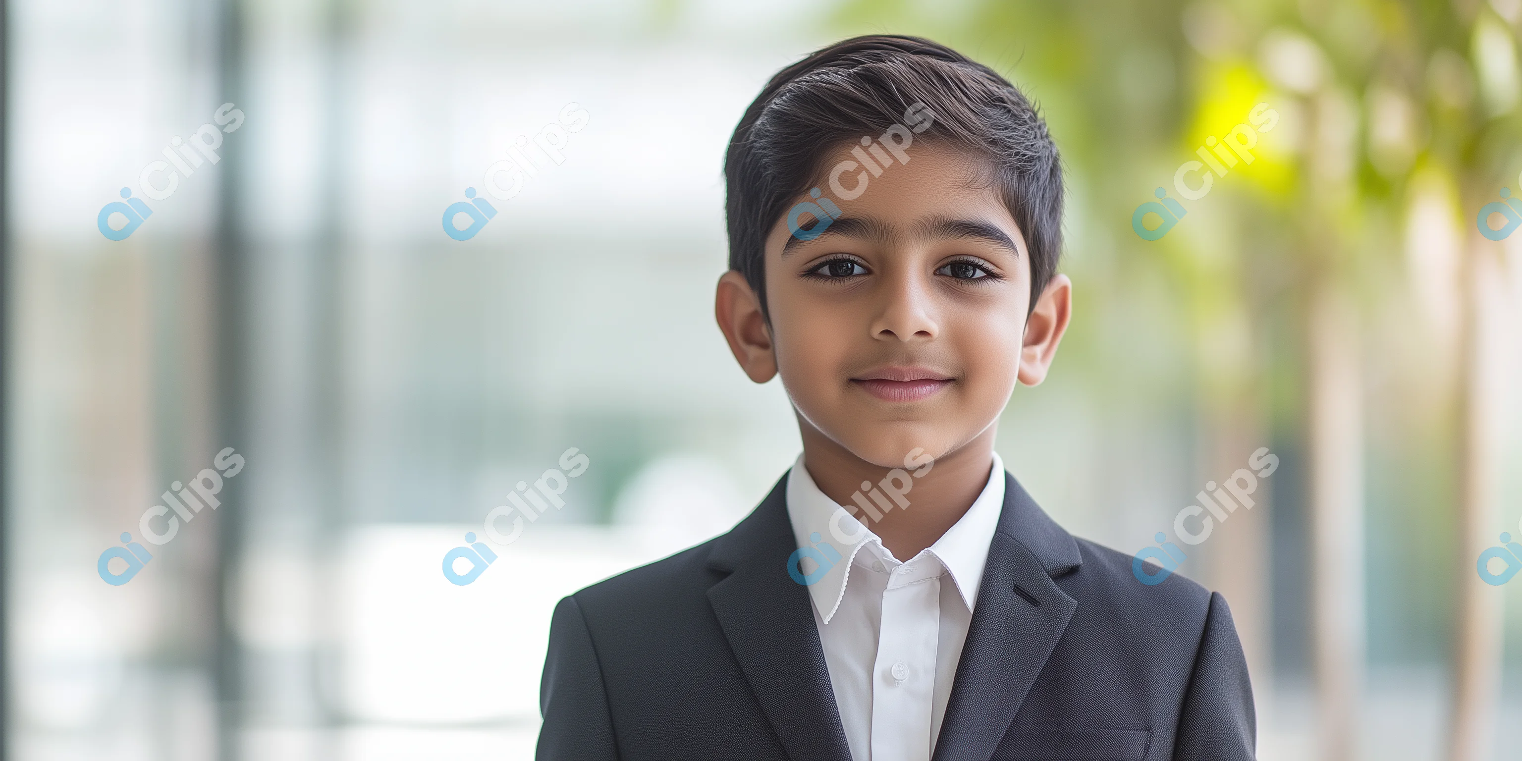 Young Boy in Suit