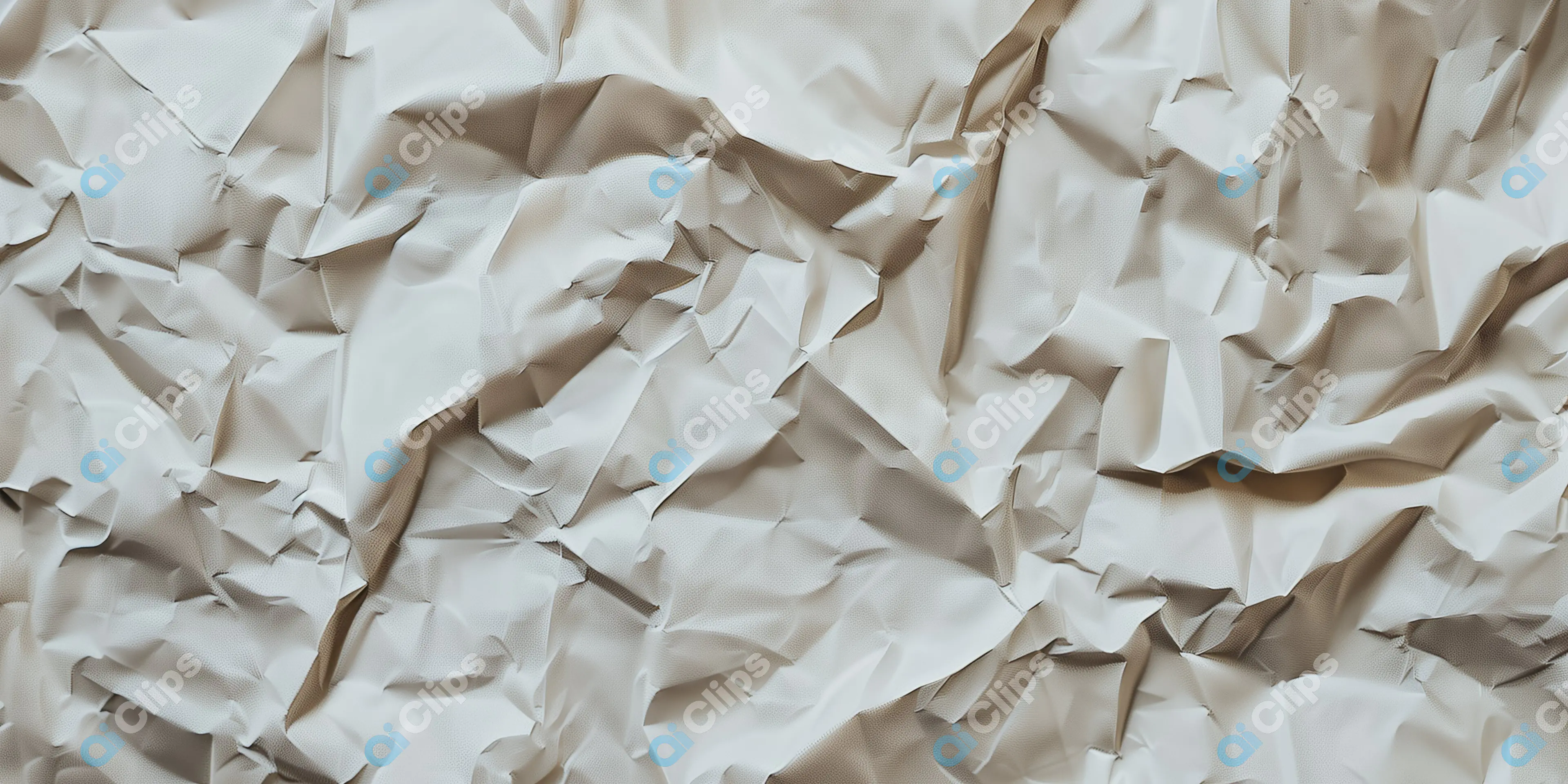 Beige Crumpled Paper Texture