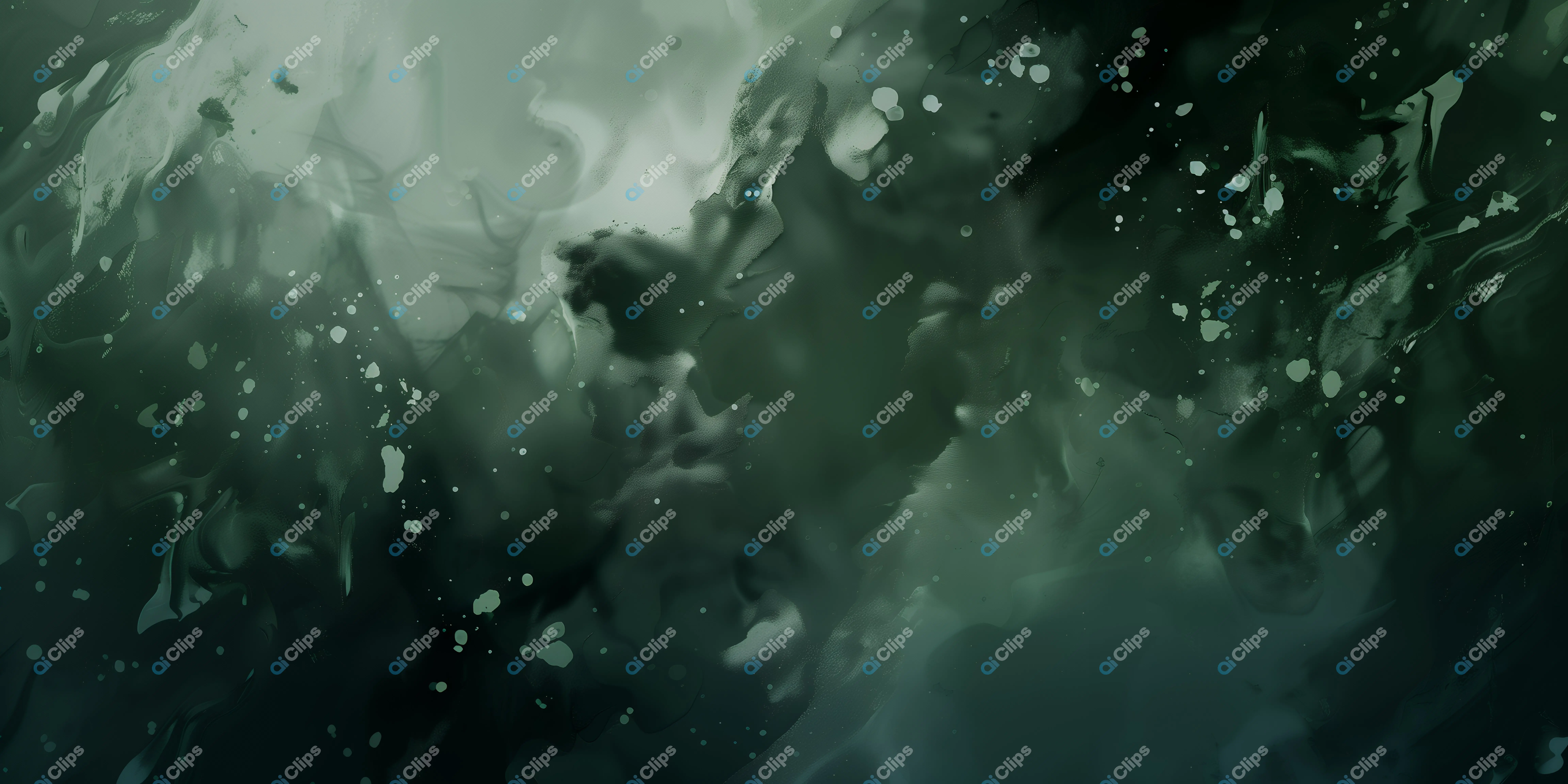 Abstract Green Mist