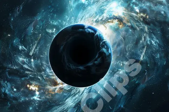 Galactic Black Hole Vortex