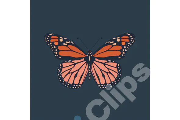 Monarch Butterfly Illustration