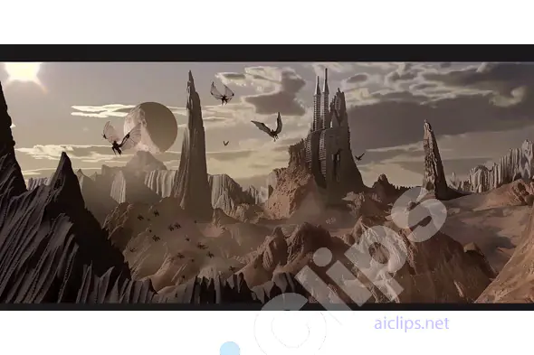 Fantasy Desert Landscape