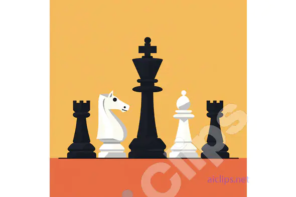 Chess Pieces Illustration