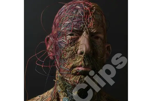 Wired Human Face