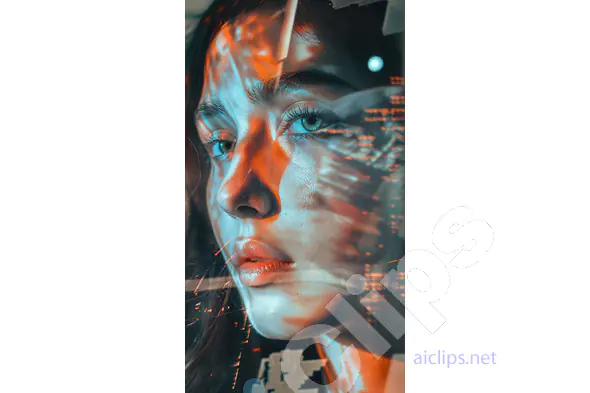 Futuristic Woman Portrait