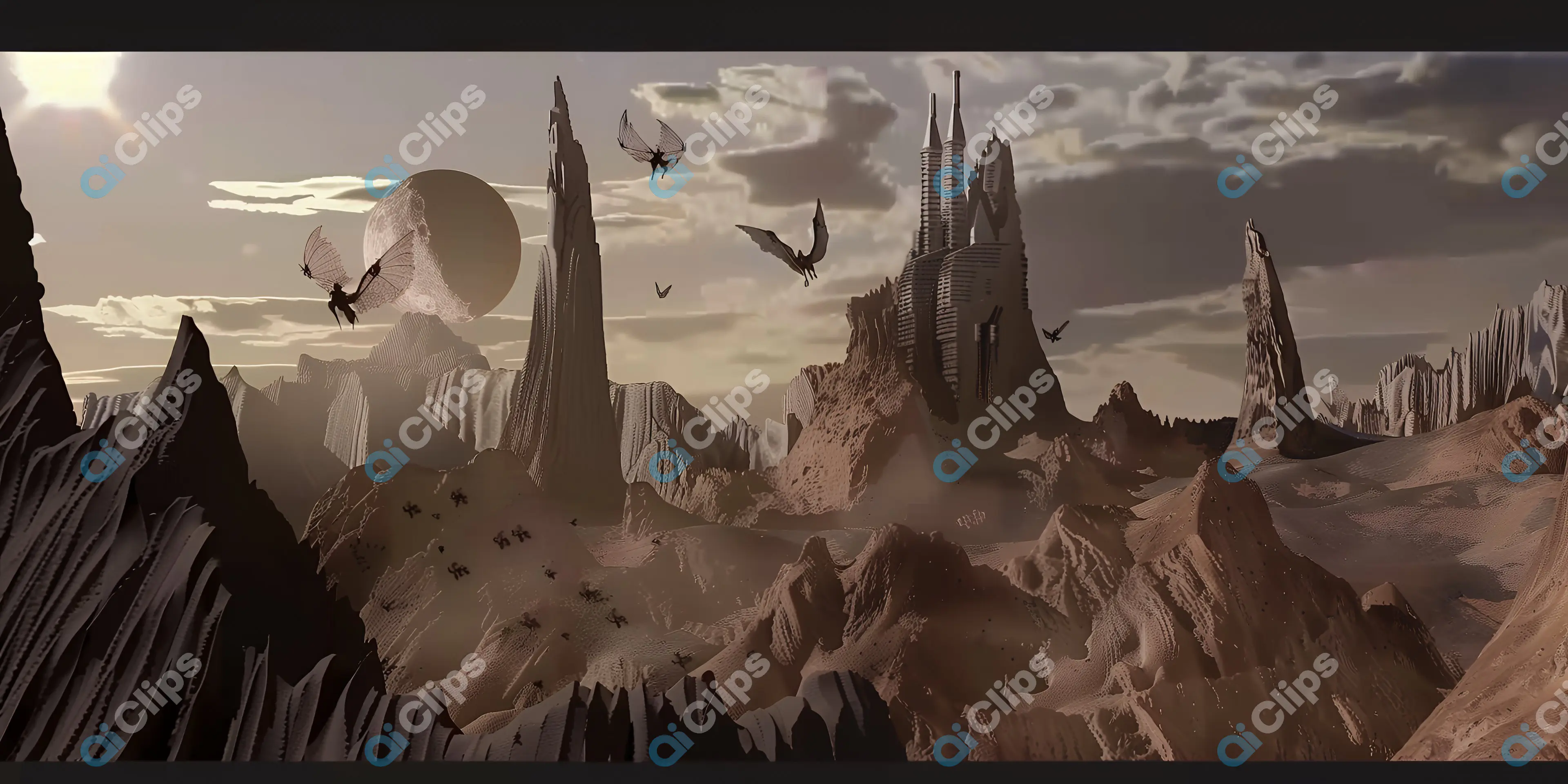 Fantasy Desert Landscape