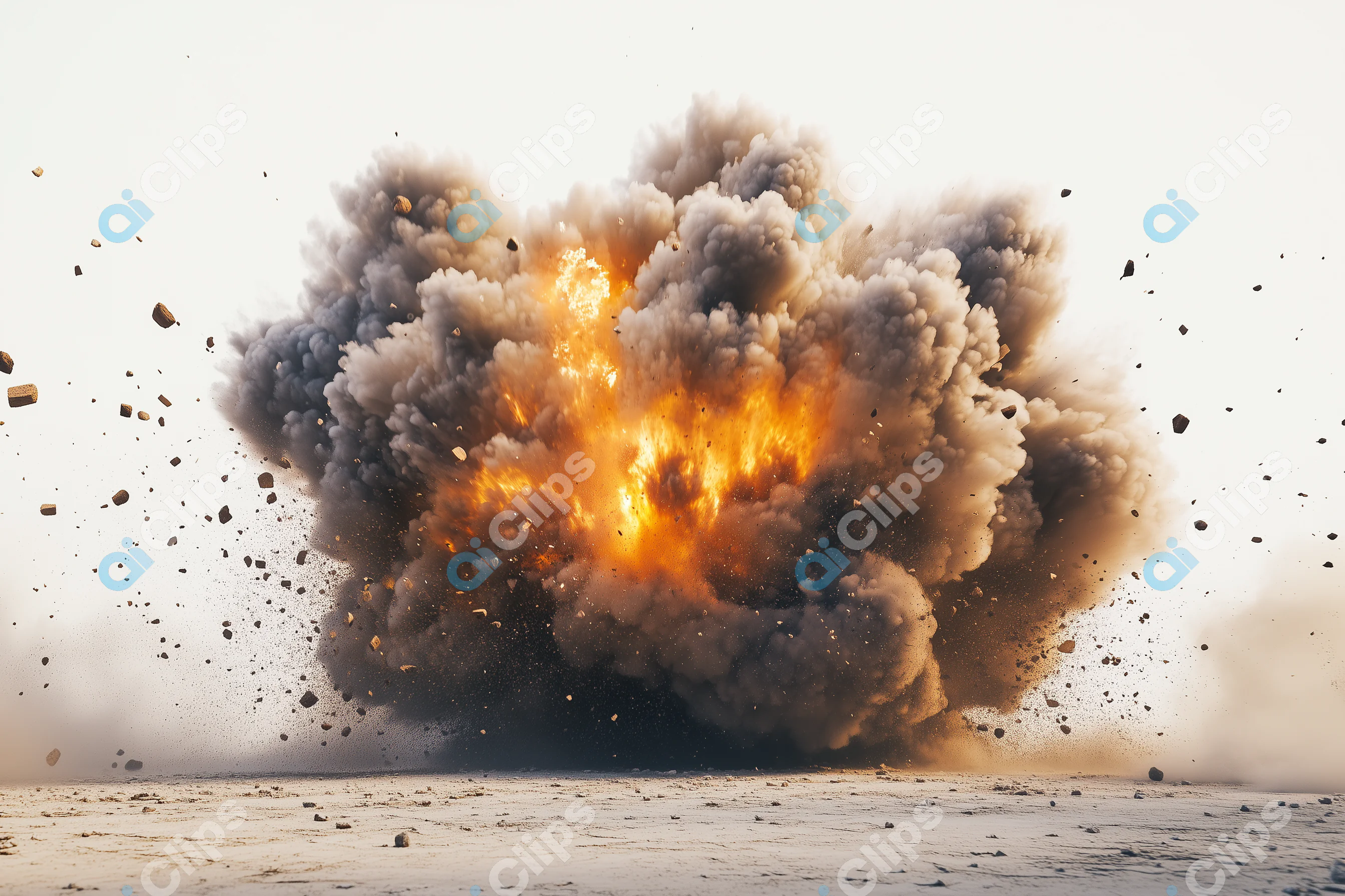 Intense Ground Explosion