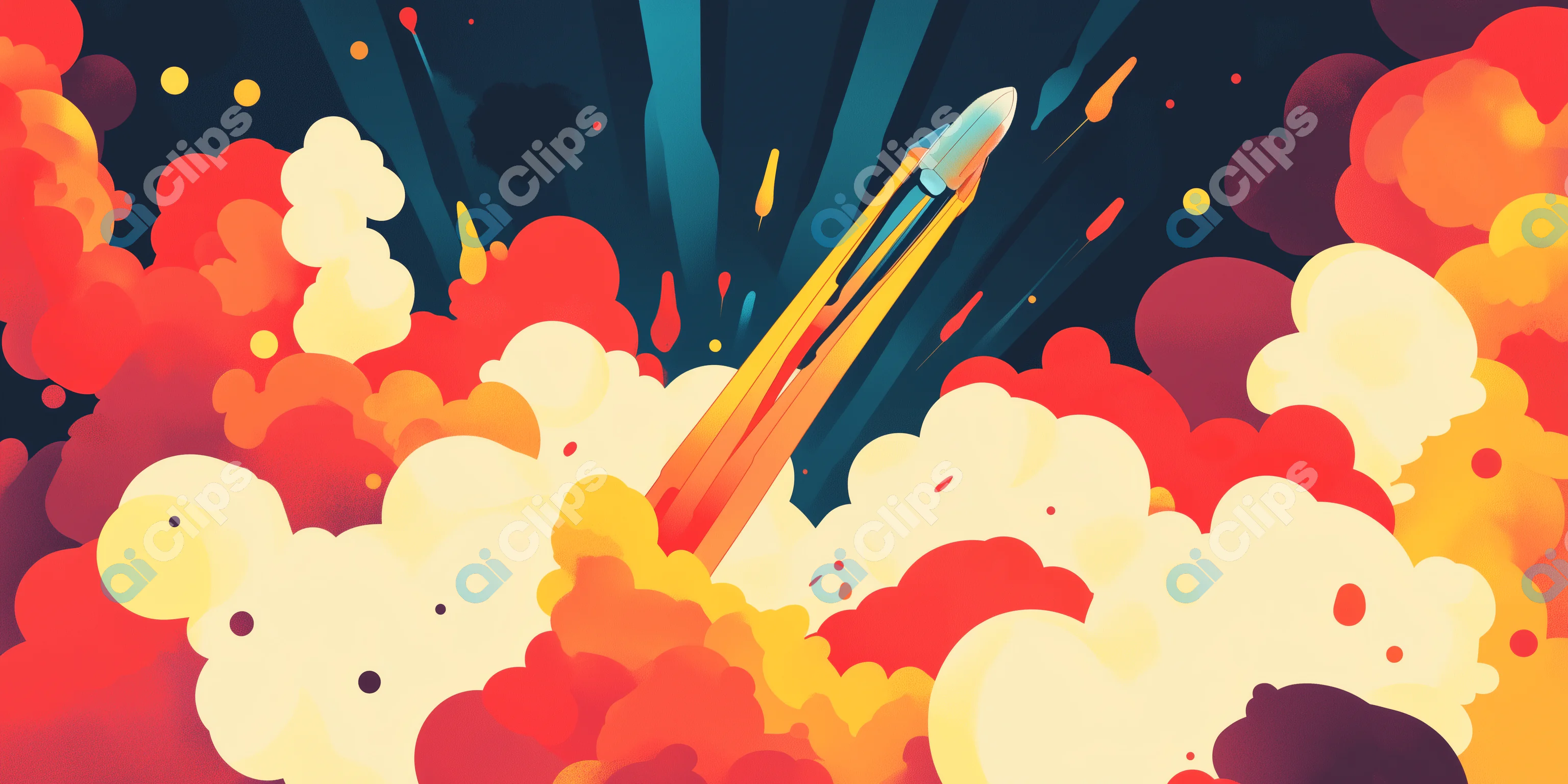 Rocket Launch Explosion