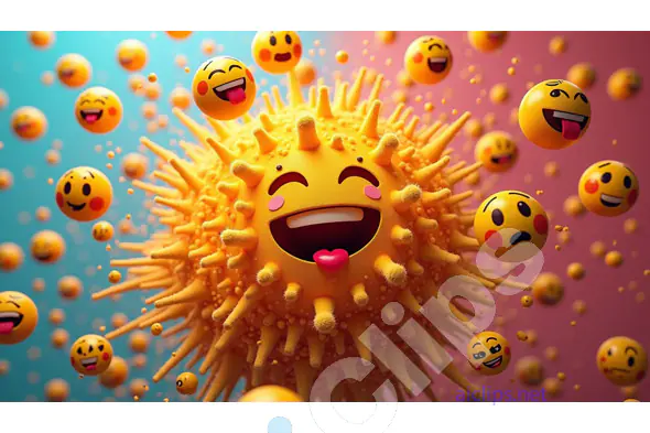 Explosive Emoji Joy: Burst of Fun and Emotions