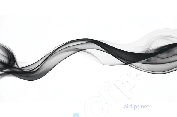 Black and White Flowing Wave