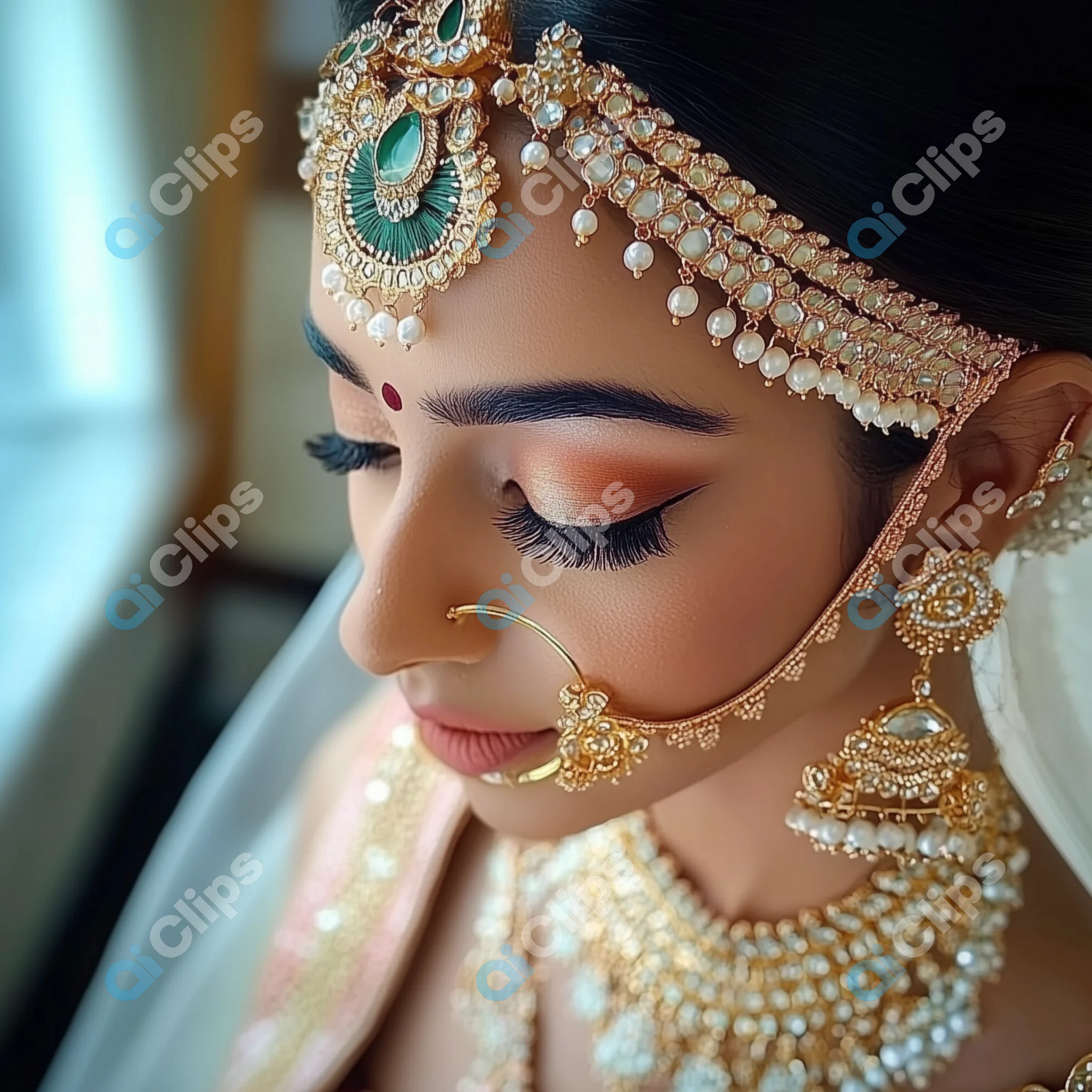 Bridal Elegance with Traditional Jewelry