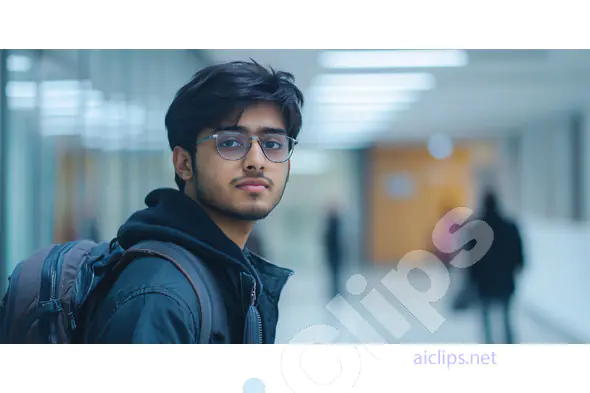 Student in Hallway