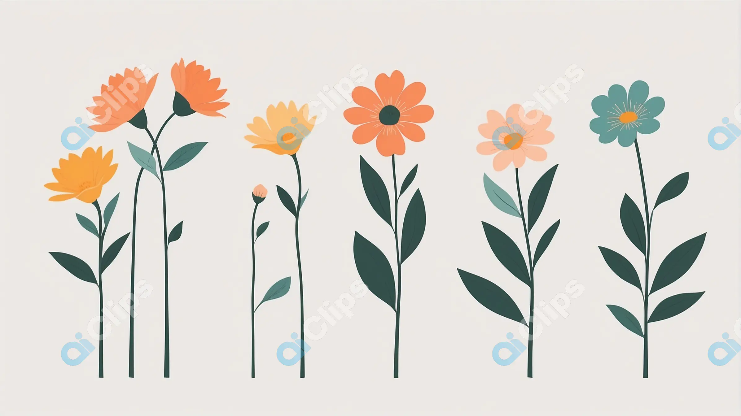 Minimalist Floral Illustration