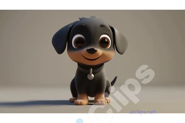 Happy Cartoon Dog