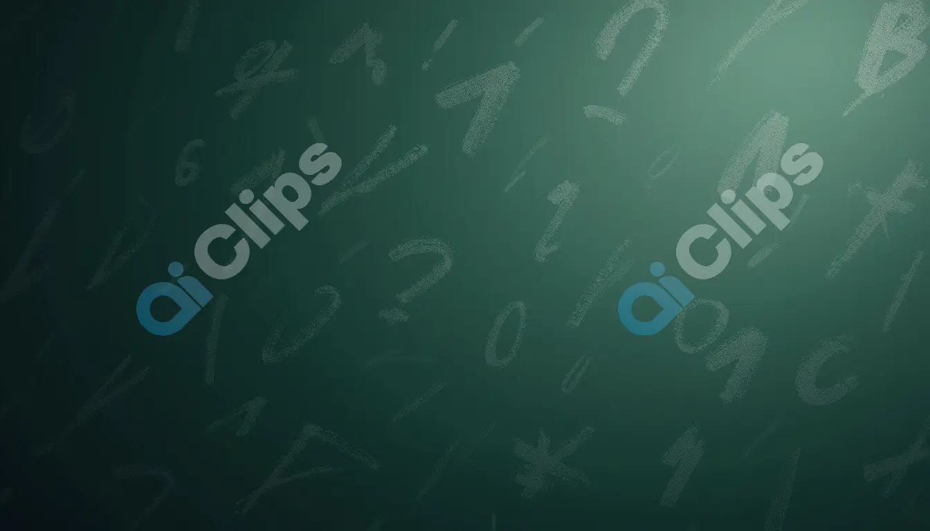 Chalkboard Background with Faded Scribbles