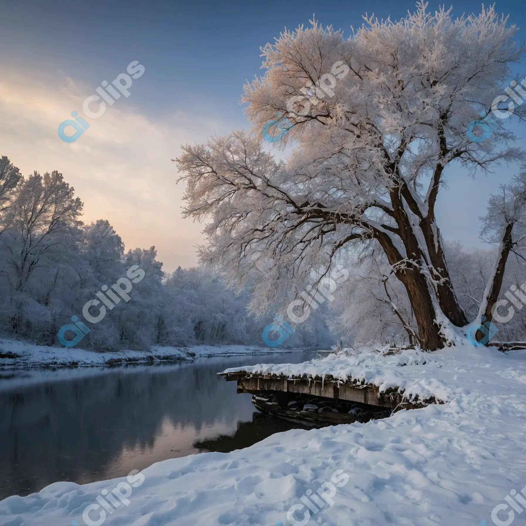 Winter Wonderland by the River